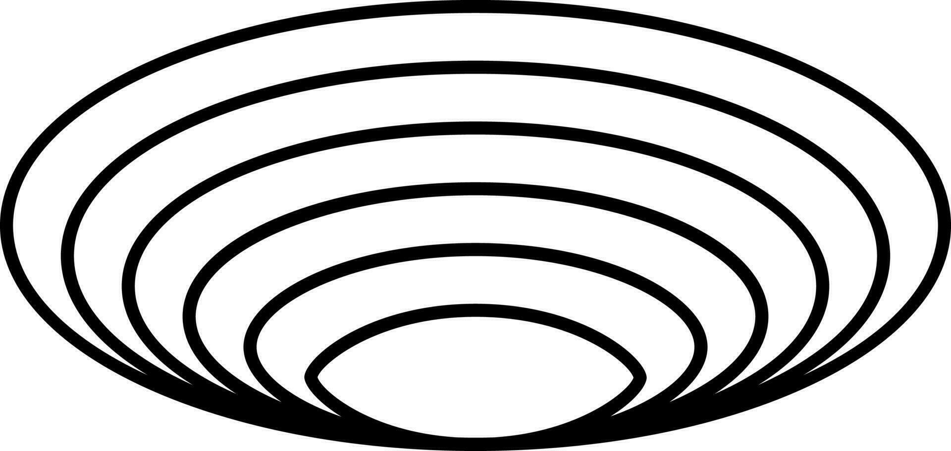 trampa trampa negro contorno icono o símbolo. vector