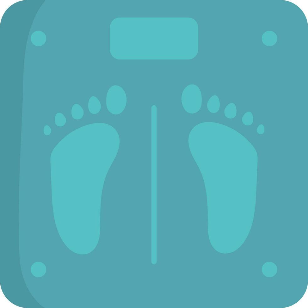 Isolated Weight Machine Icon In Flat Style. vector