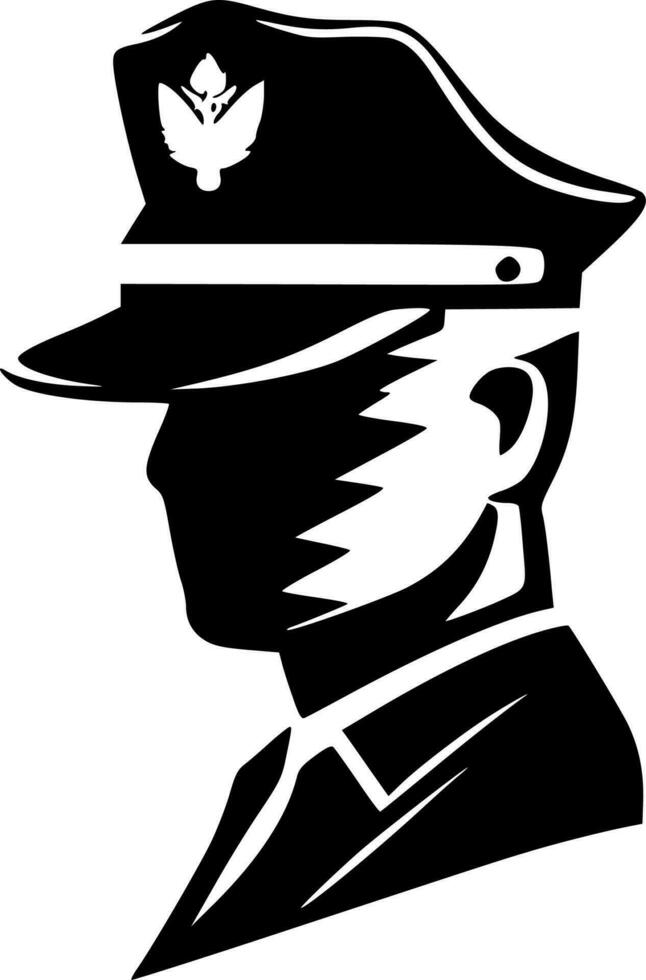 policía - alto calidad vector logo - vector ilustración ideal para camiseta gráfico