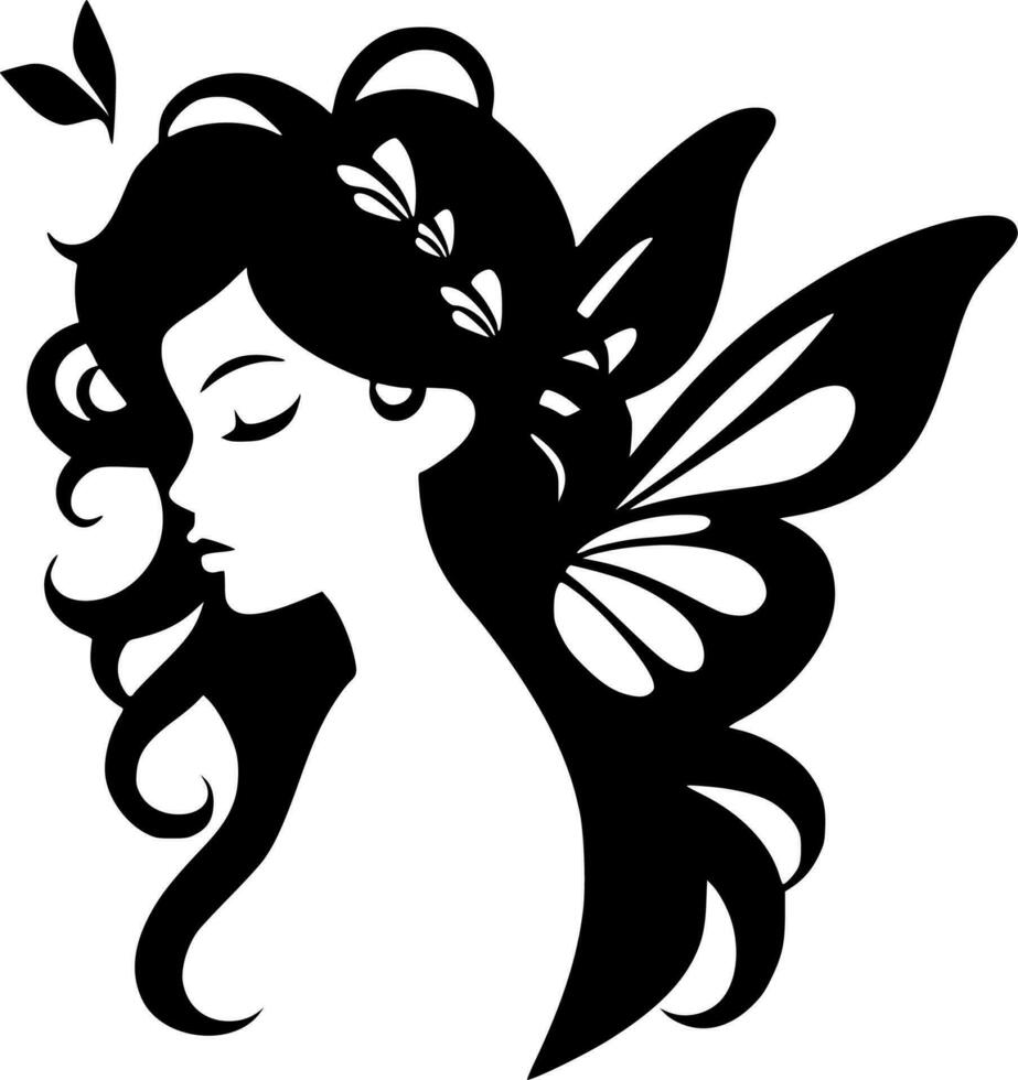 Fairy - High Quality Vector Logo - Vector illustration ideal for T-shirt graphic
