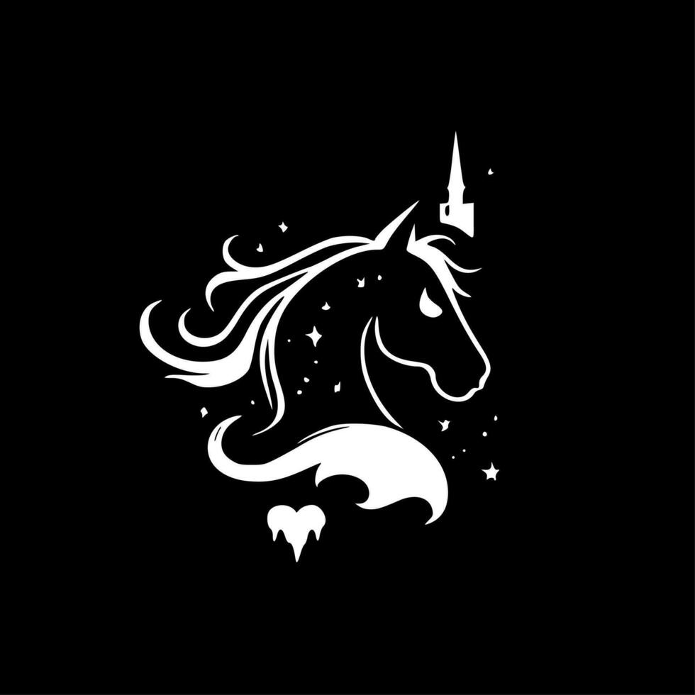 Magical, Black and White Vector illustration