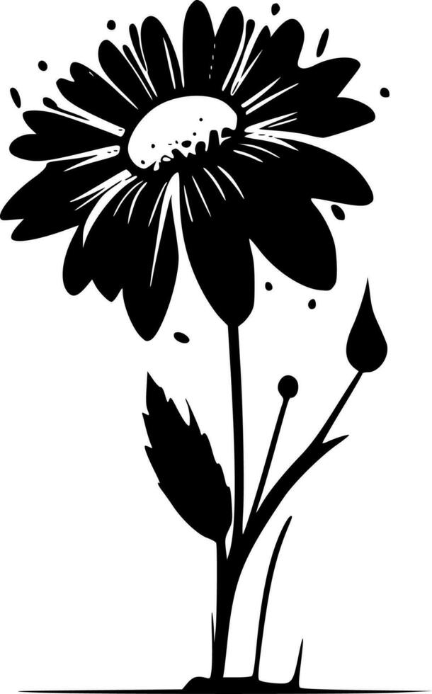 flor - minimalista y plano logo - vector ilustración