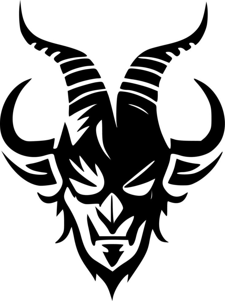 Beast, Black and White Vector illustration