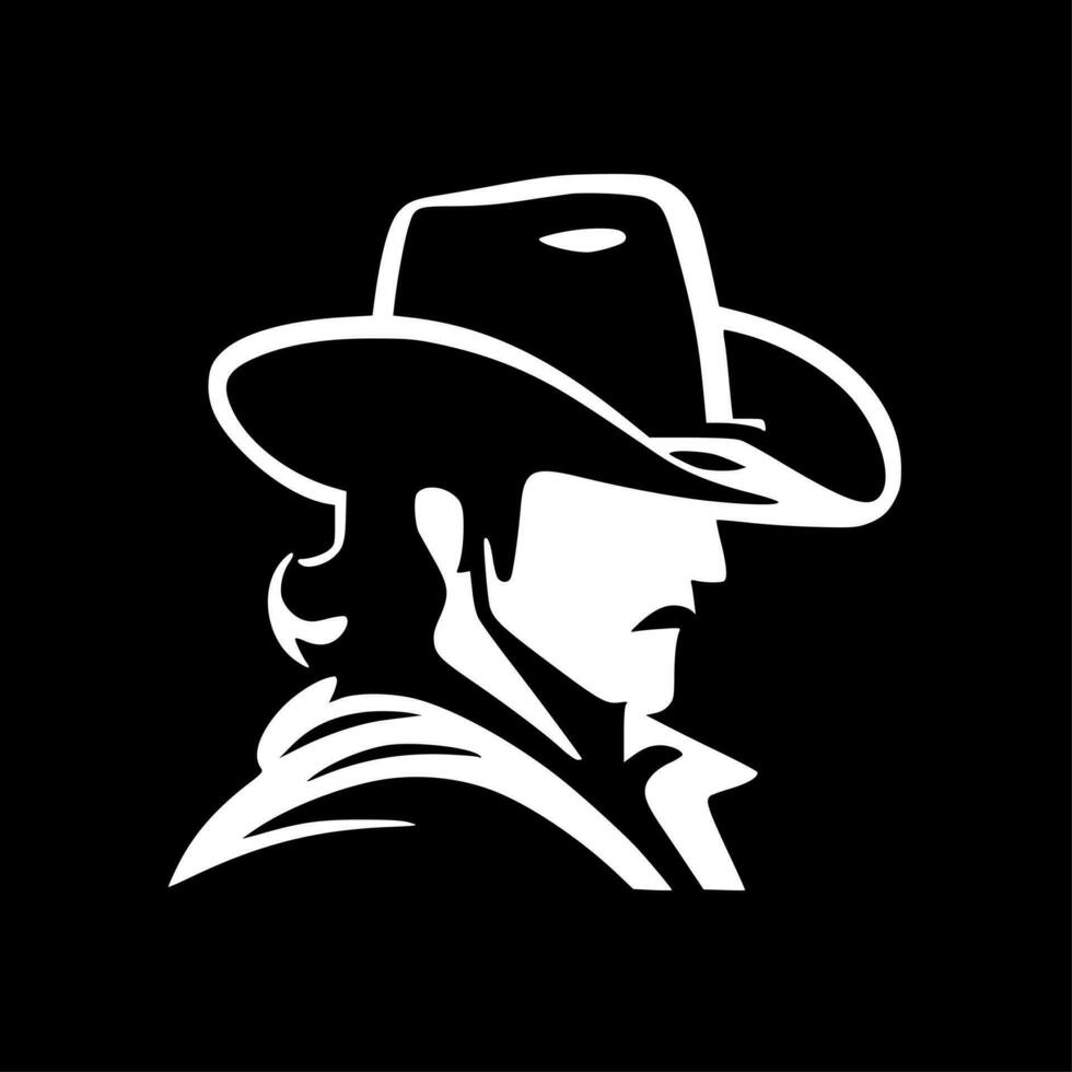 Cowboy - High Quality Vector Logo - Vector illustration ideal for T-shirt graphic