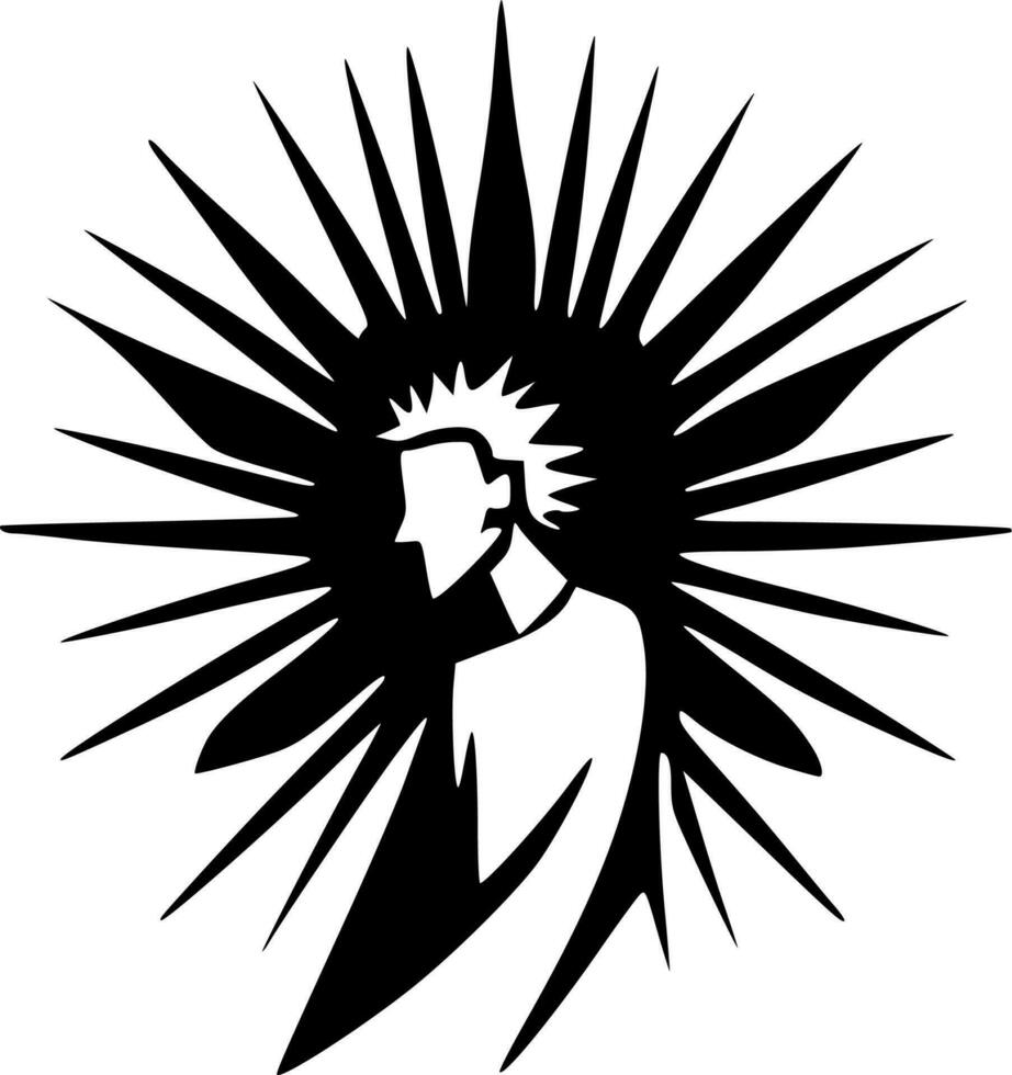 Spiritual - High Quality Vector Logo - Vector illustration ideal for T-shirt graphic