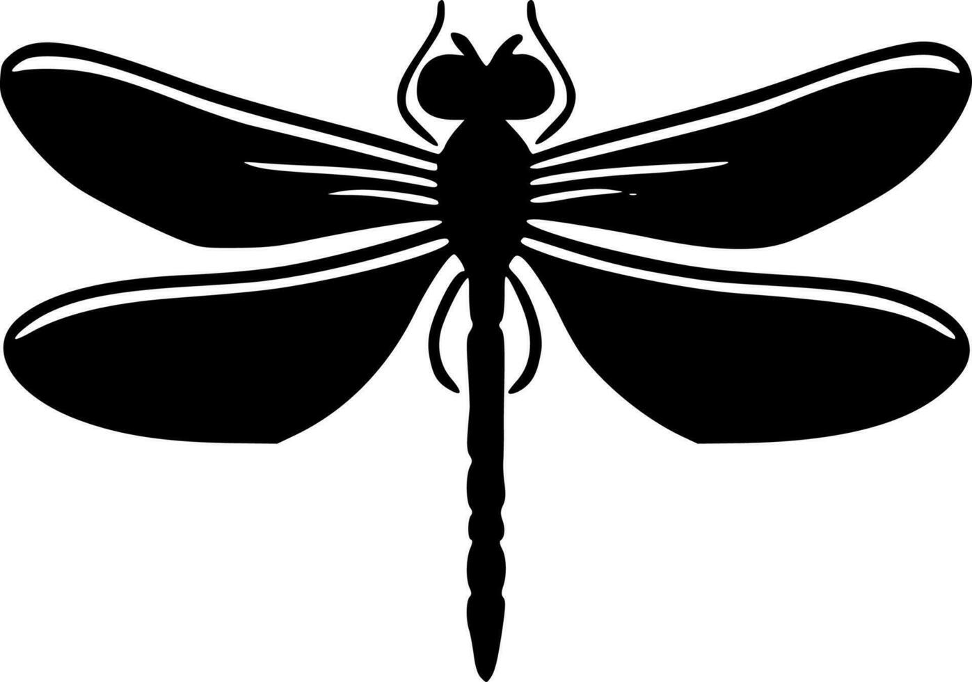 Dragonfly - High Quality Vector Logo - Vector illustration ideal for T-shirt graphic