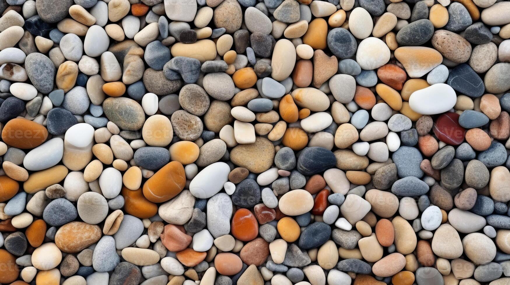 A pile of textured stones in natural light. photo