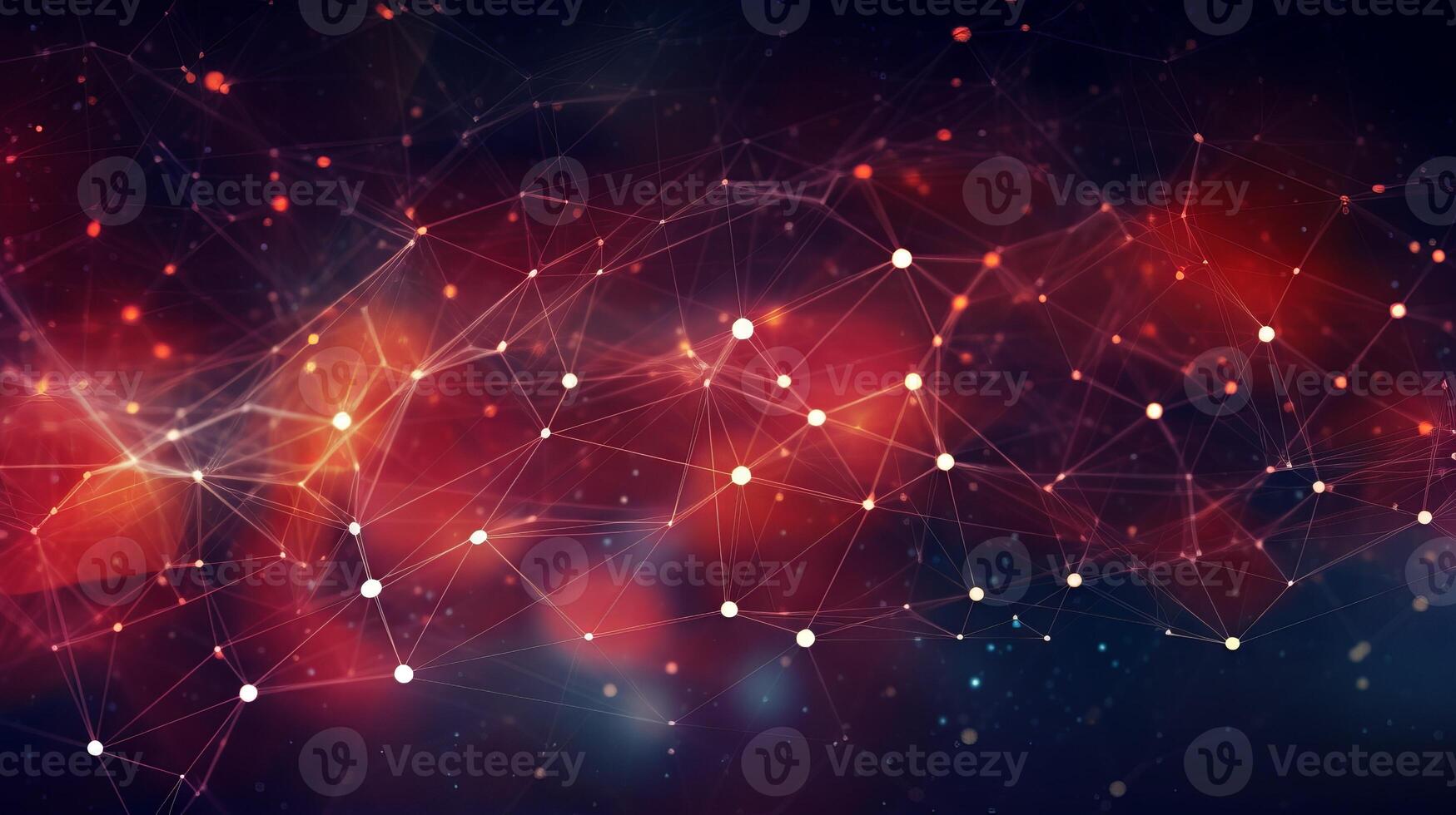 A colorful abstract background with geometric shapes and dots. photo