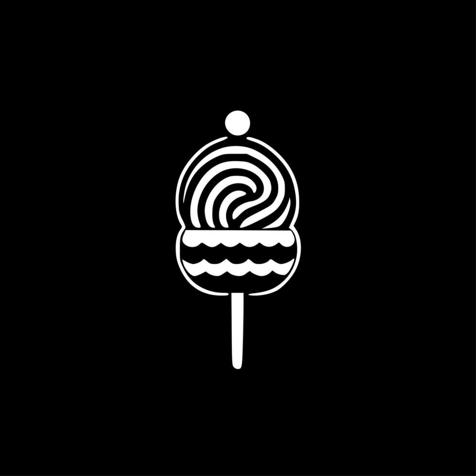 Sweets, Minimalist and Simple Silhouette - Vector illustration