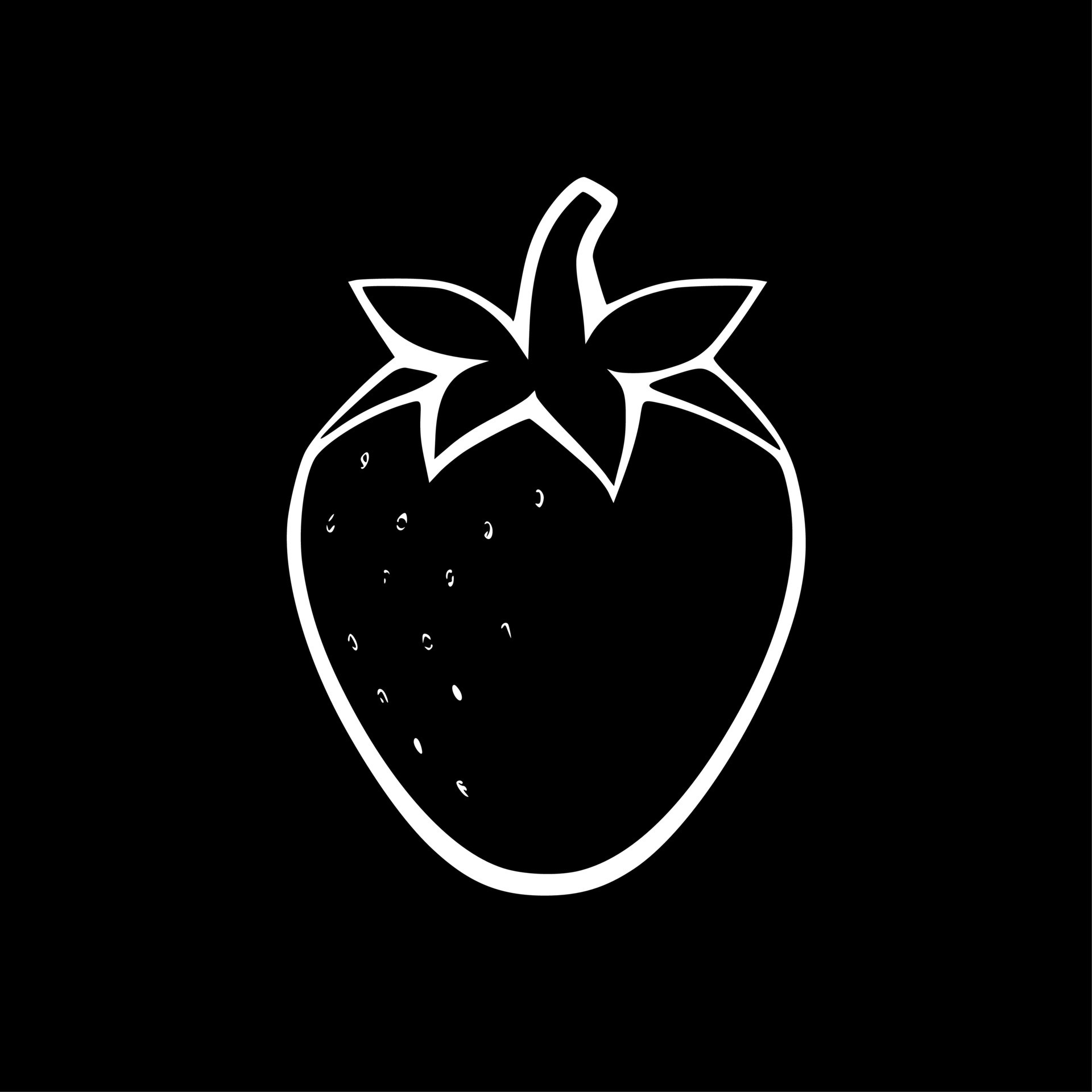 Strawberry - High Quality Vector Logo - Vector illustration ideal for T