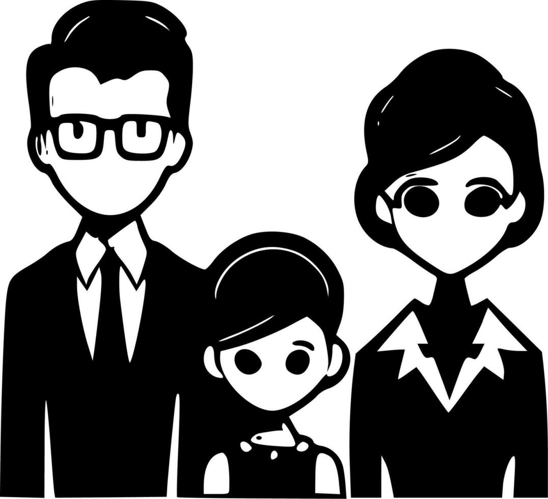Family - High Quality Vector Logo - Vector illustration ideal for T-shirt graphic