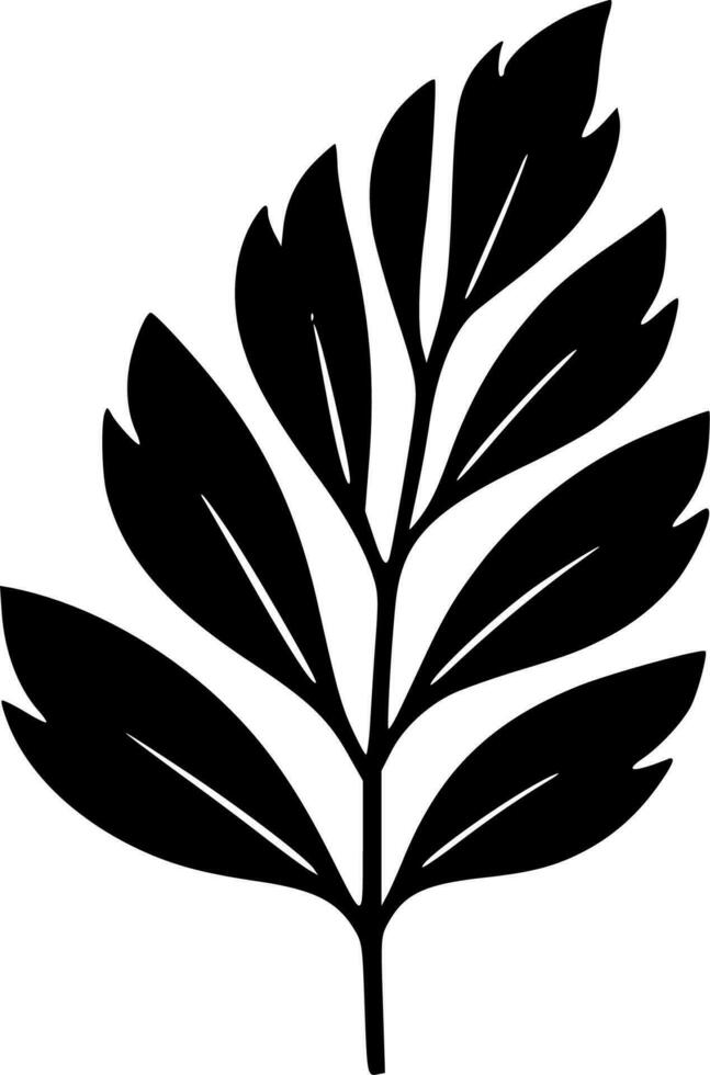 Leaf - Minimalist and Flat Logo - Vector illustration