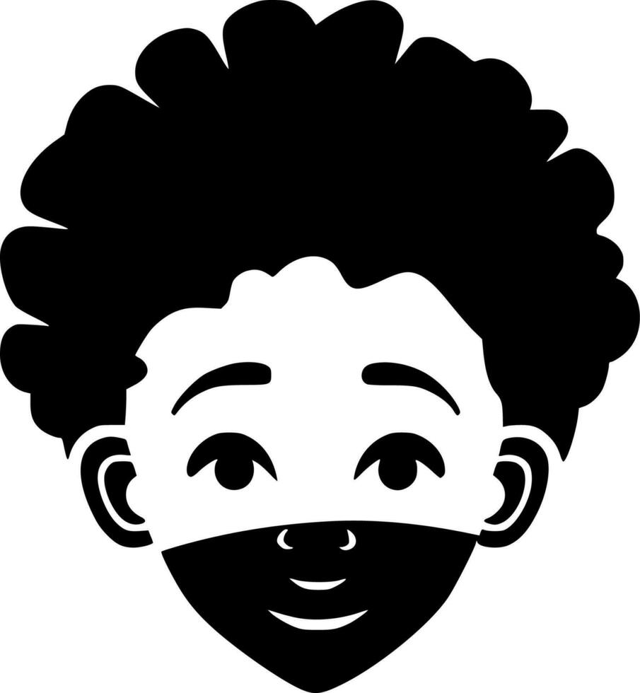 African - High Quality Vector Logo - Vector illustration ideal for T-shirt graphic