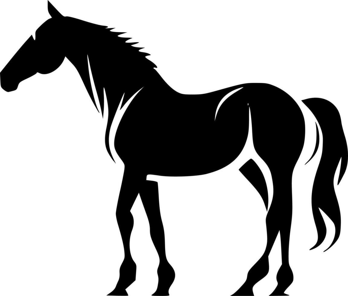Horse - High Quality Vector Logo - Vector illustration ideal for T-shirt graphic