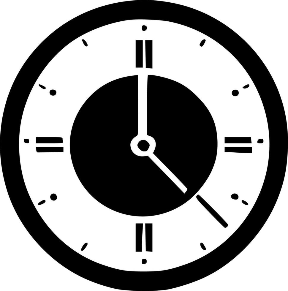 Clock - High Quality Vector Logo - Vector illustration ideal for T-shirt graphic