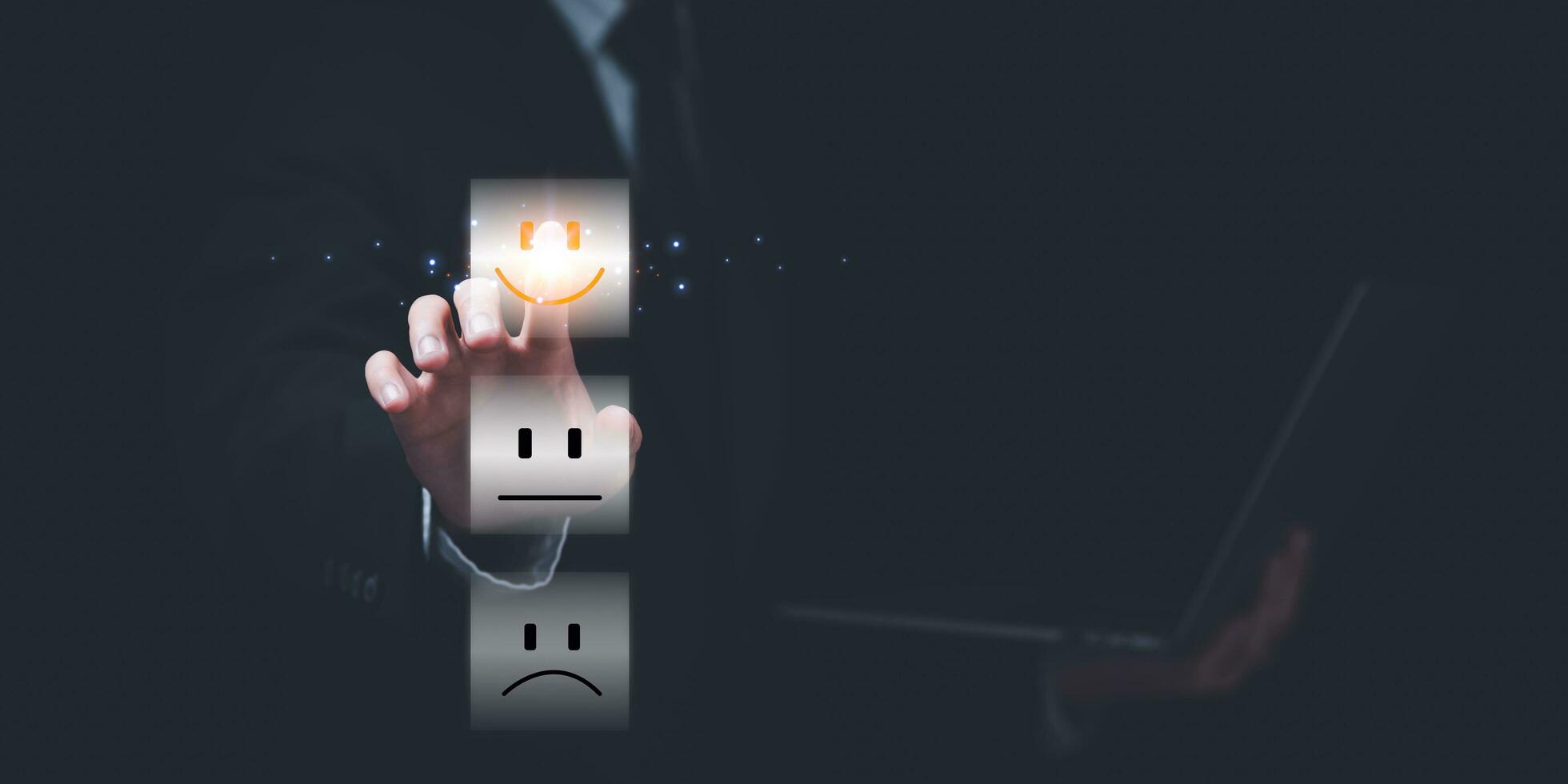Customer review satisfaction feedback survey concept ,Male consumers opinion, and rated their satisfaction ,rate and review them online ,evaluation business success ,Excellence in service photo