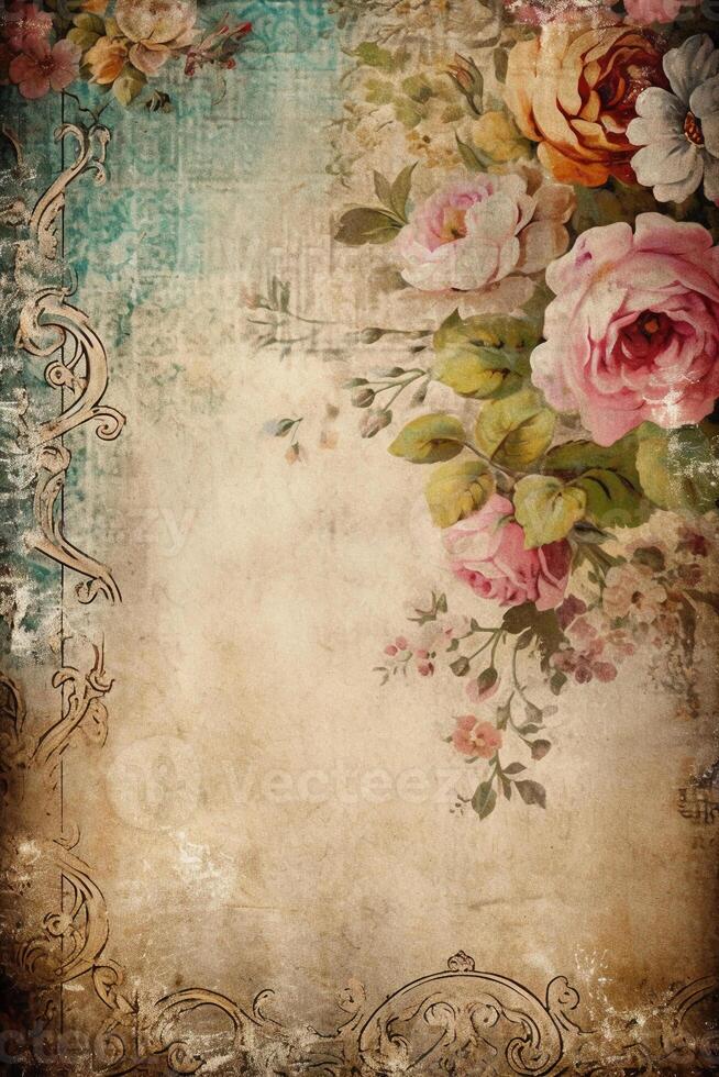 Vintage even background paper. photo