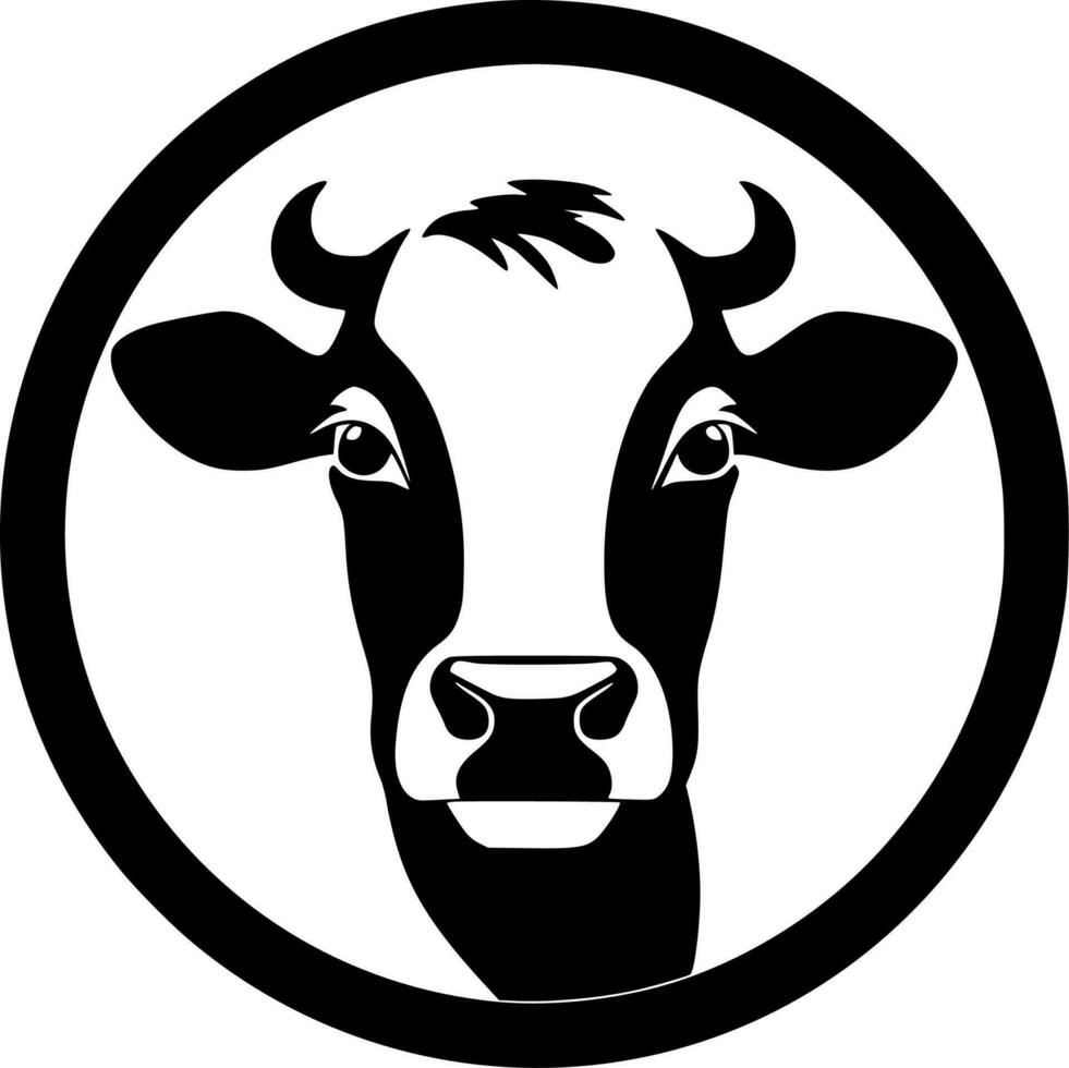 Cow - High Quality Vector Logo - Vector illustration ideal for T-shirt graphic