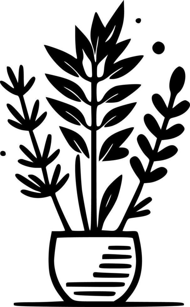 Plants - High Quality Vector Logo - Vector illustration ideal for T-shirt graphic