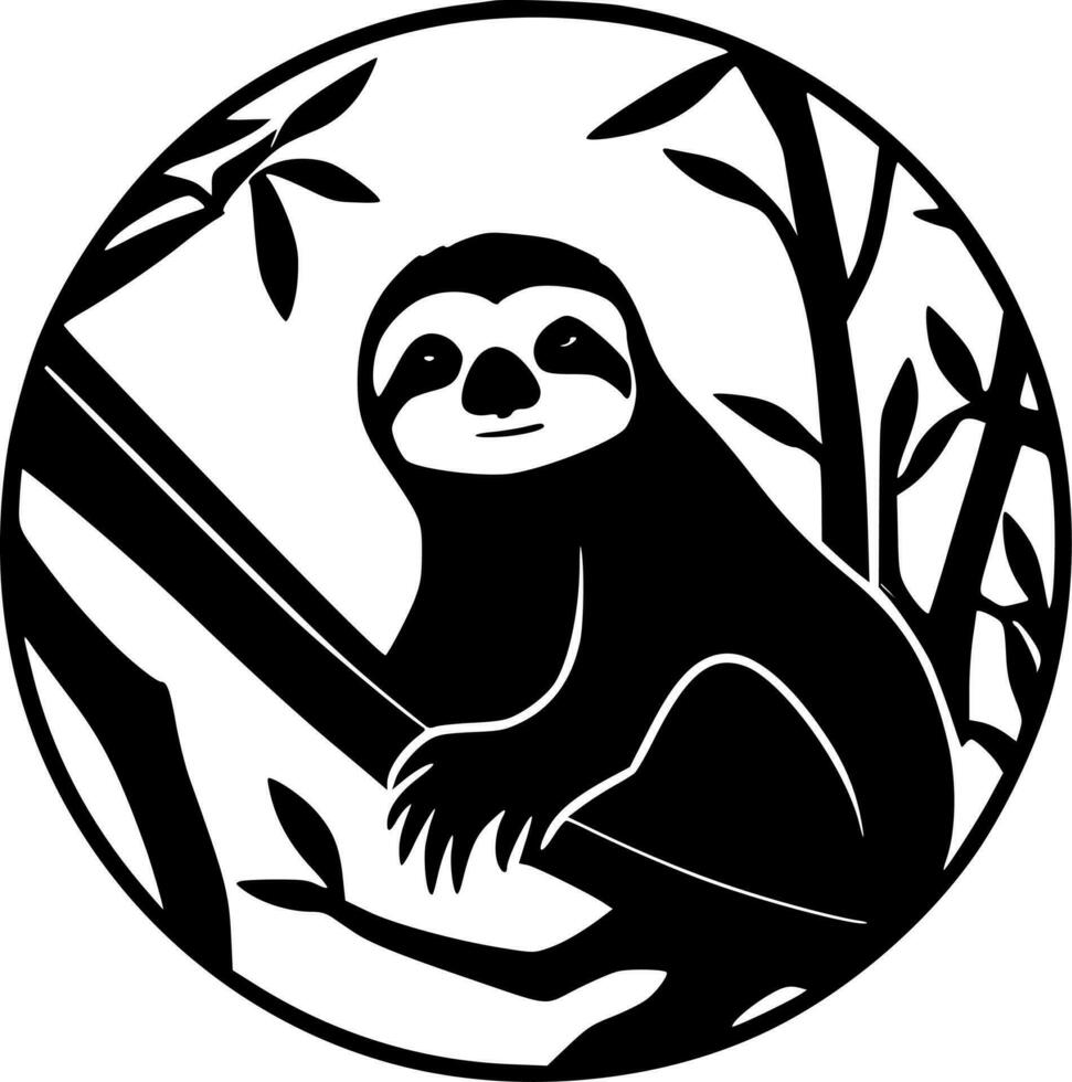 Sloth - High Quality Vector Logo - Vector illustration ideal for T-shirt graphic