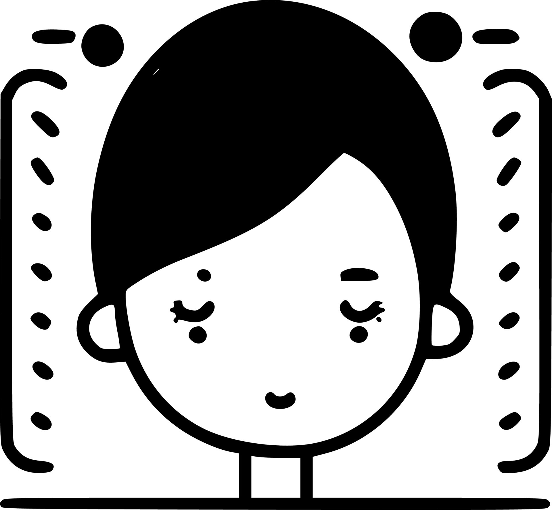 Self-care, Black and White Vector illustration 24163228 Vector Art at
