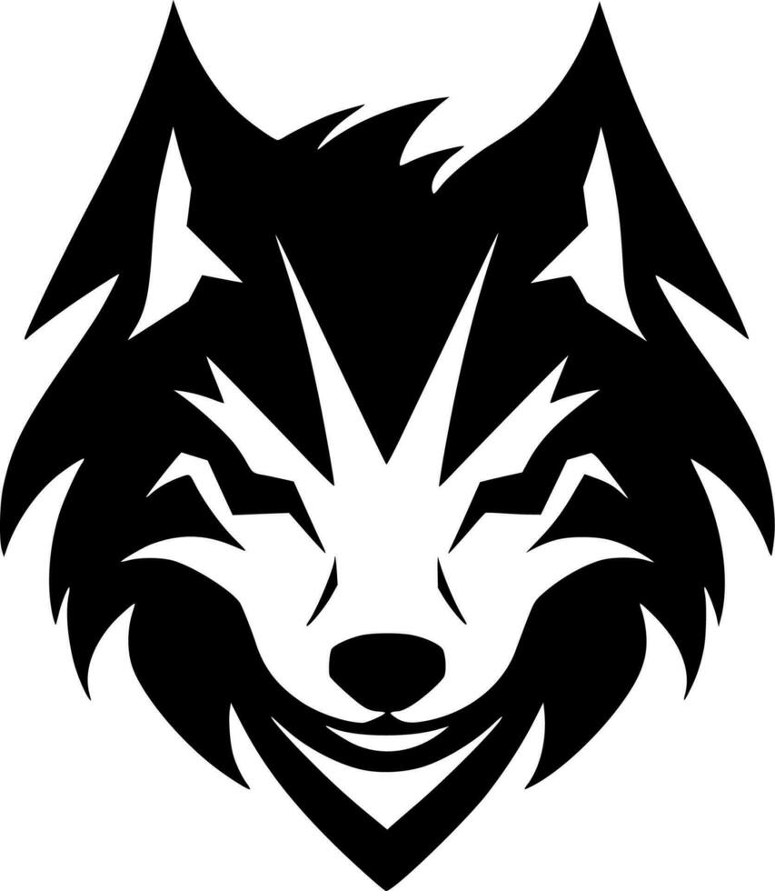 Wolf - Minimalist and Flat Logo - Vector illustration