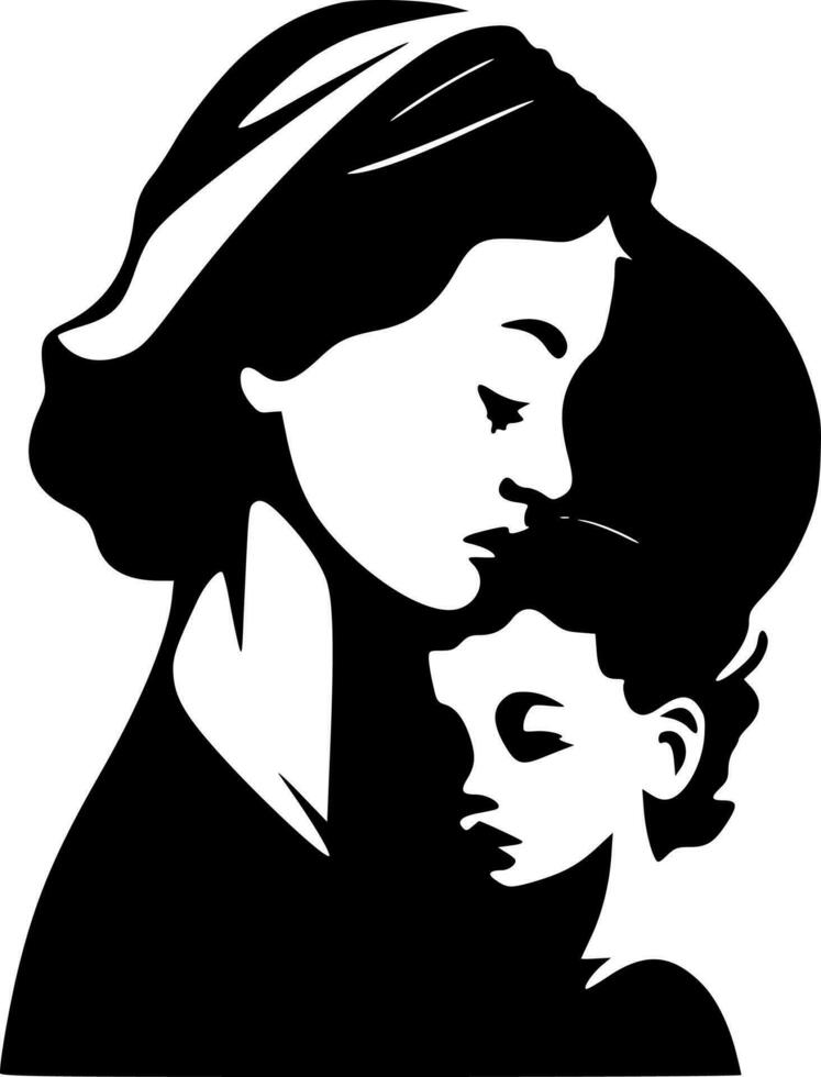madre - alto calidad vector logo - vector ilustración ideal para camiseta gráfico