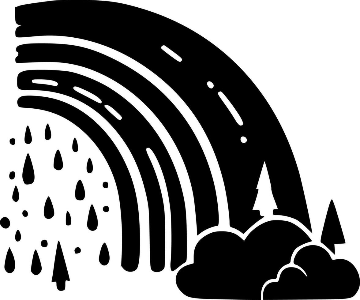 Rainbows - High Quality Vector Logo - Vector illustration ideal for T-shirt graphic