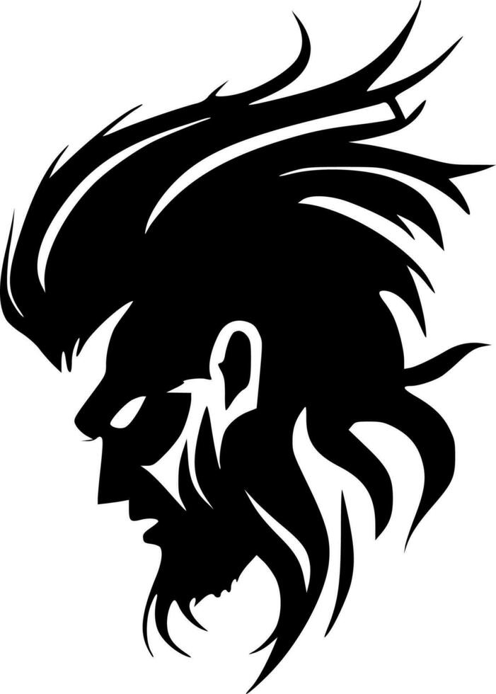 Beast, Minimalist and Simple Silhouette - Vector illustration