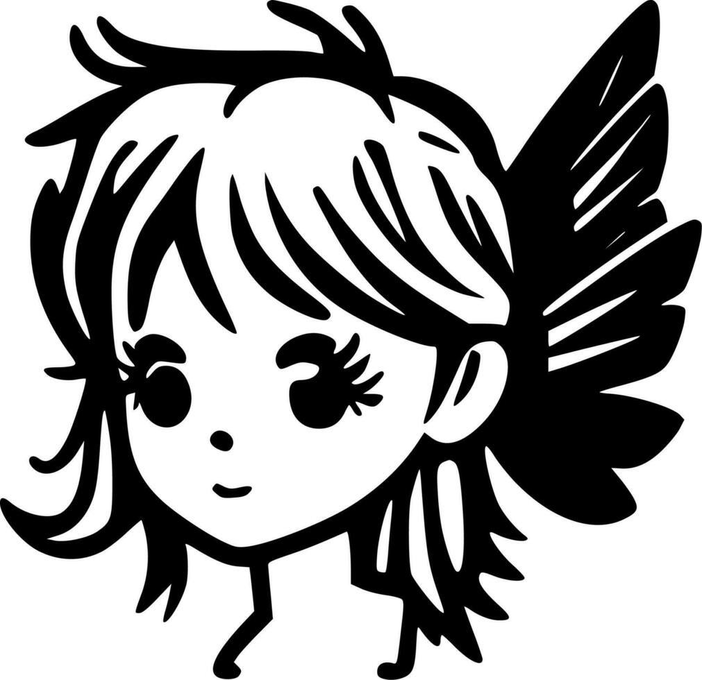 Fairy - High Quality Vector Logo - Vector illustration ideal for T-shirt graphic