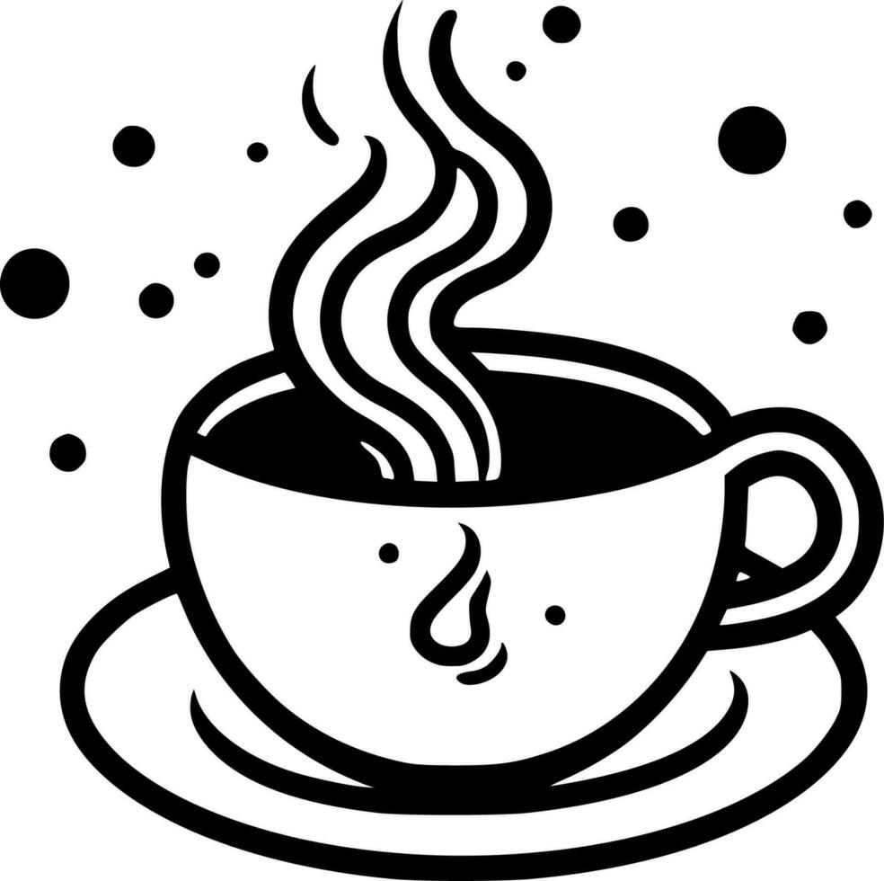 Coffee - High Quality Vector Logo - Vector illustration ideal for T-shirt graphic