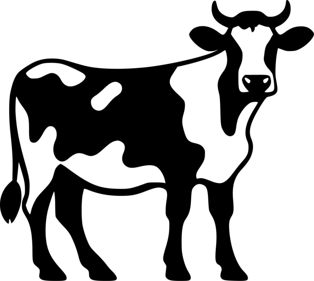 vaca - alto calidad vector logo - vector ilustración ideal para camiseta gráfico