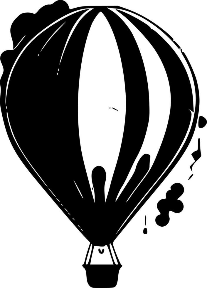 Hot Air Balloon - High Quality Vector Logo - Vector illustration ideal for T-shirt graphic