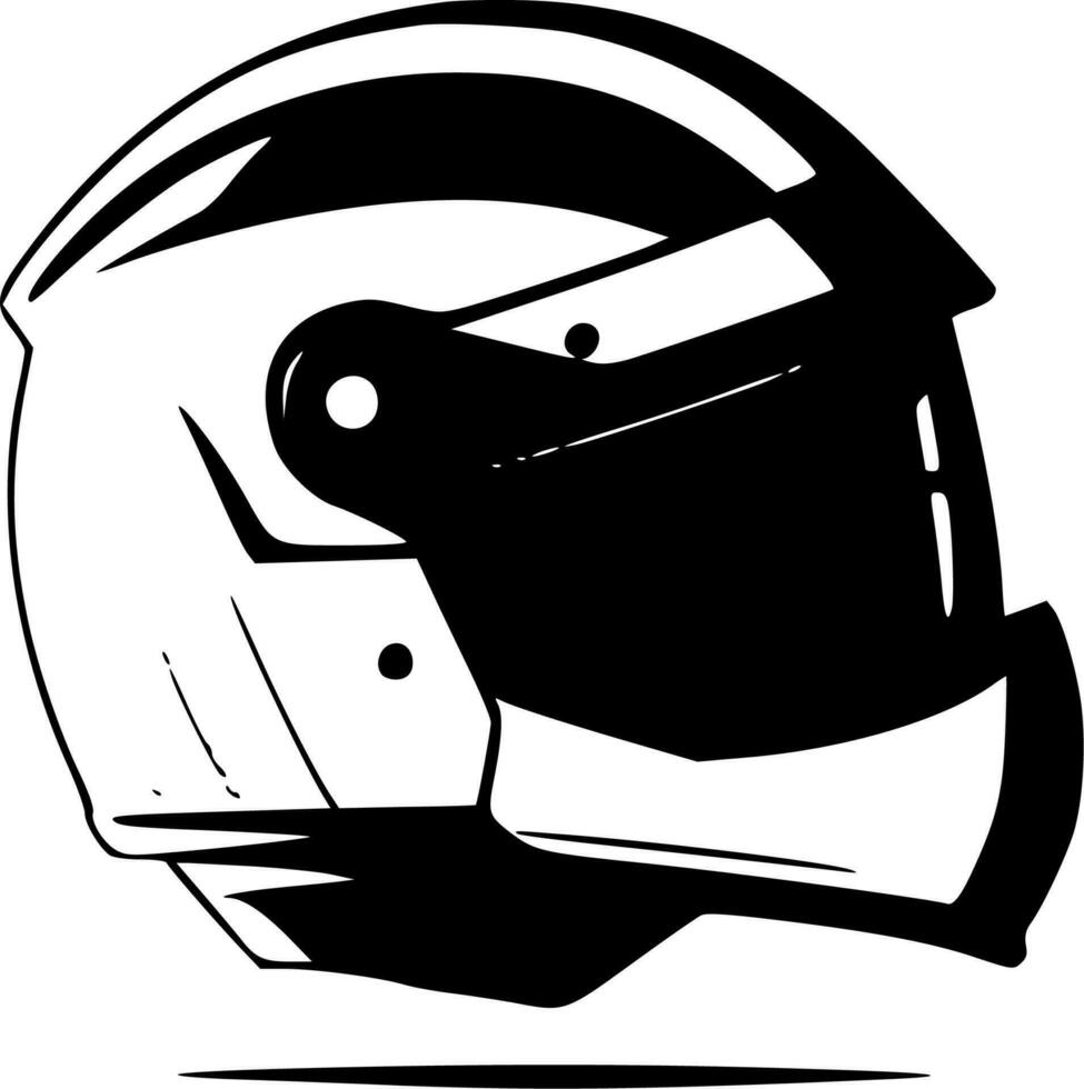 Helmet - High Quality Vector Logo - Vector illustration ideal for T-shirt graphic
