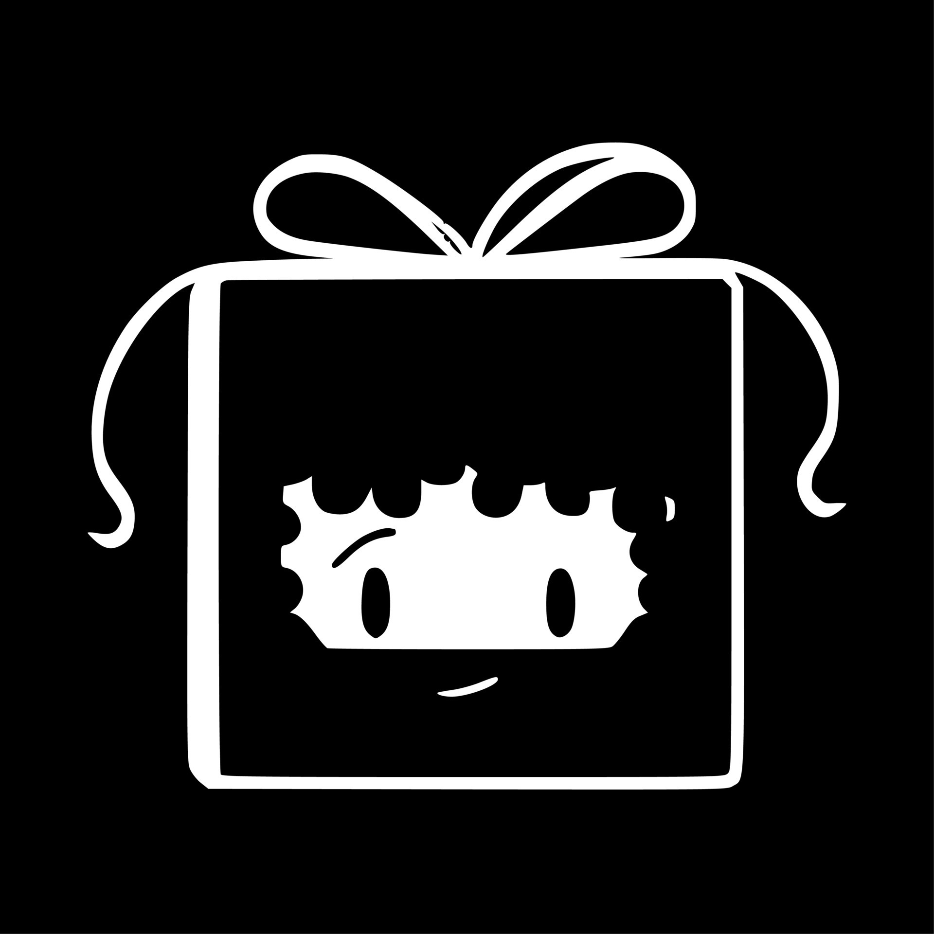 wrap-black-and-white-isolated-icon-vector-illustration-24163882