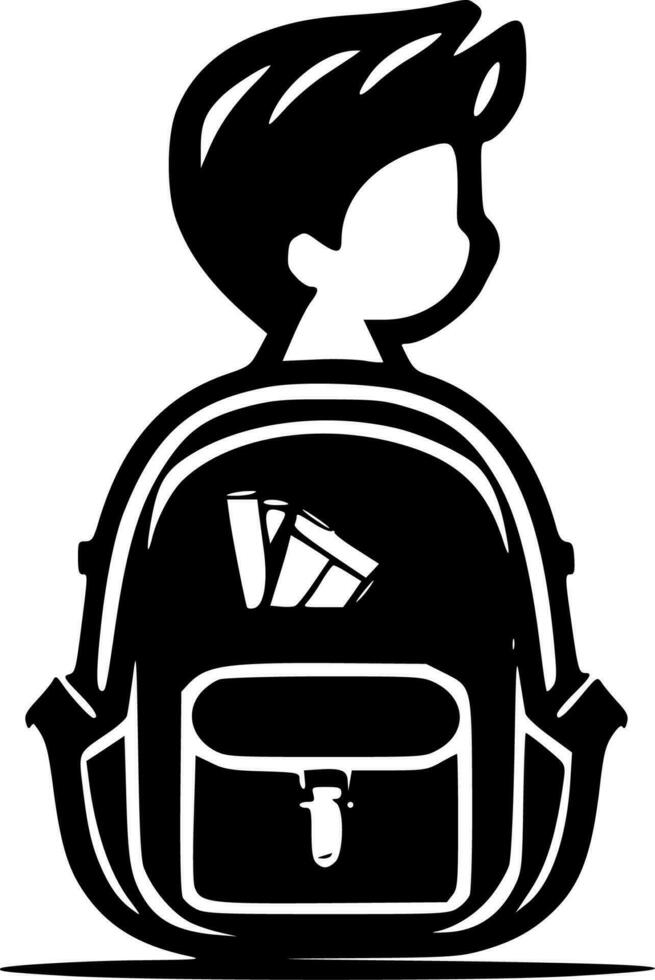 School - High Quality Vector Logo - Vector illustration ideal for T-shirt graphic