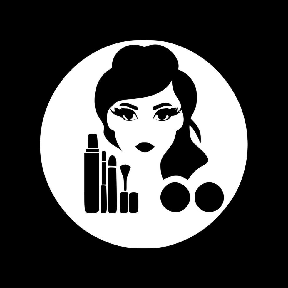 maquillaje - alto calidad vector logo - vector ilustración ideal para camiseta gráfico