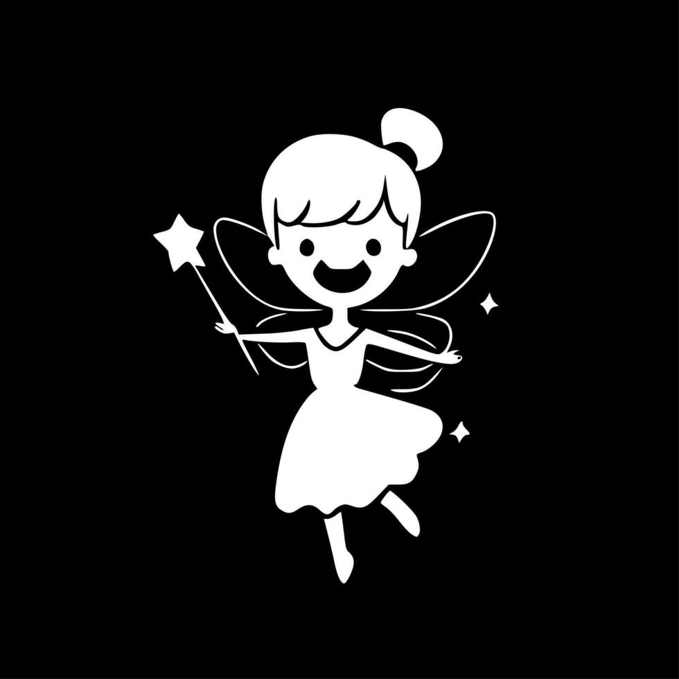 Tooth Fairy, Minimalist and Simple Silhouette - Vector illustration
