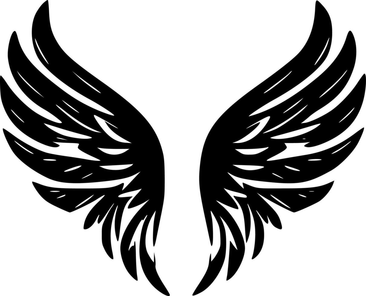 Wings - High Quality Vector Logo - Vector illustration ideal for T-shirt graphic