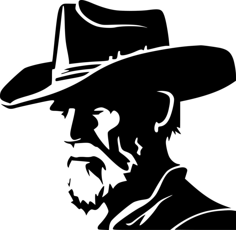 Cowboy - High Quality Vector Logo - Vector illustration ideal for T-shirt graphic