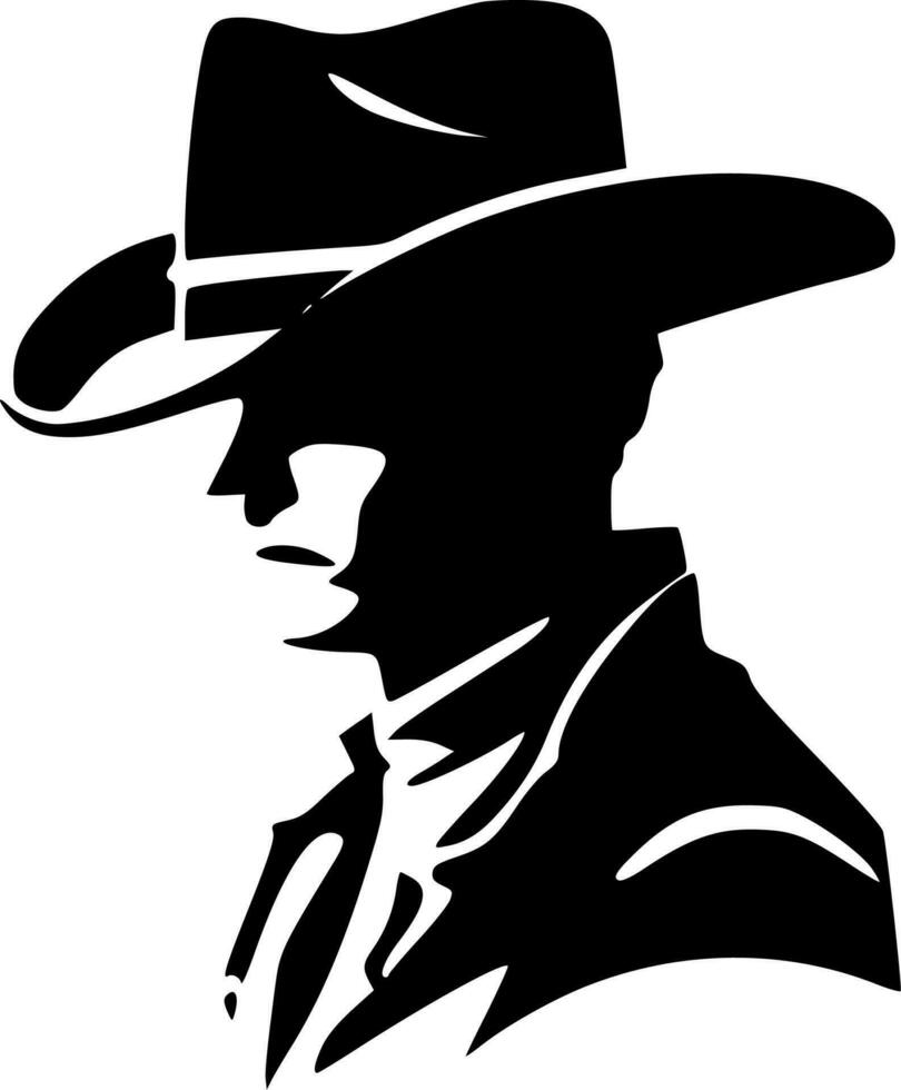 Cowboy - High Quality Vector Logo - Vector illustration ideal for T-shirt graphic