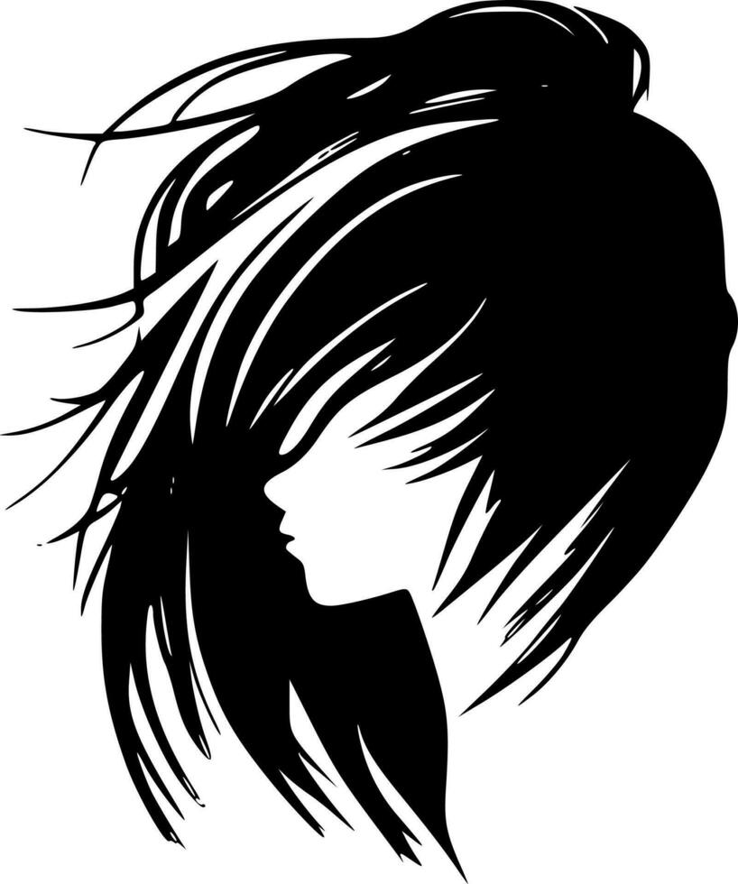 Hair - High Quality Vector Logo - Vector illustration ideal for T-shirt graphic