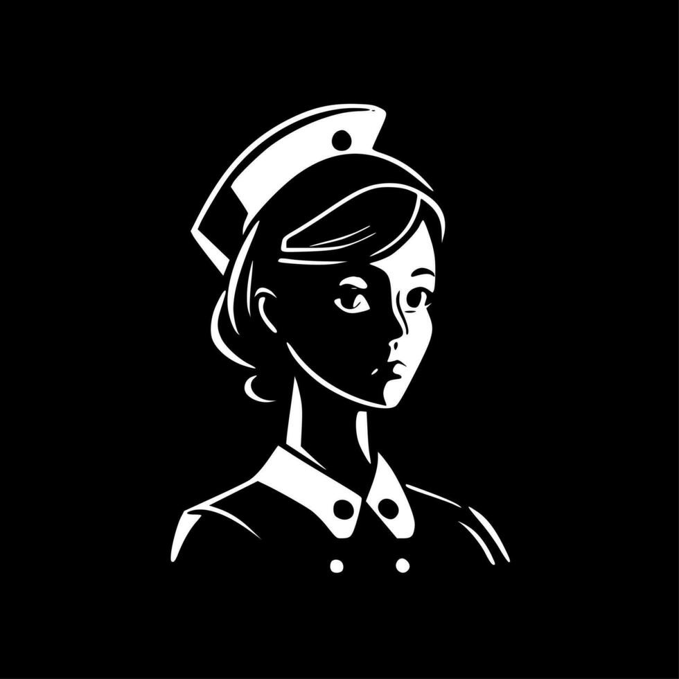 Nurse - High Quality Vector Logo - Vector illustration ideal for T-shirt graphic