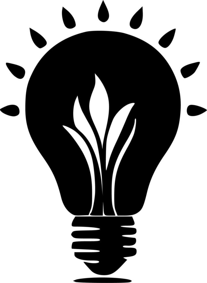 Bulb - High Quality Vector Logo - Vector illustration ideal for T-shirt graphic