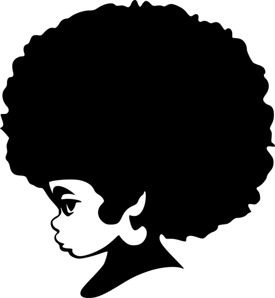 afro - alto calidad vector logo - vector ilustración ideal para camiseta gráfico