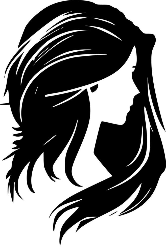 Hair - High Quality Vector Logo - Vector illustration ideal for T-shirt graphic