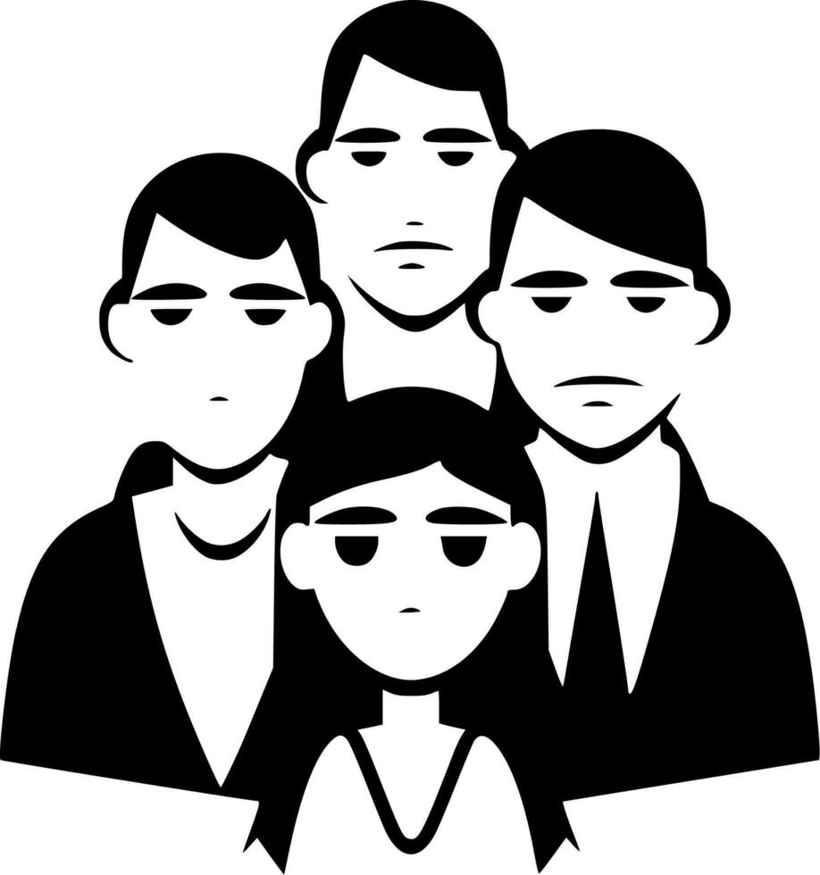 People - High Quality Vector Logo - Vector illustration ideal for T-shirt graphic