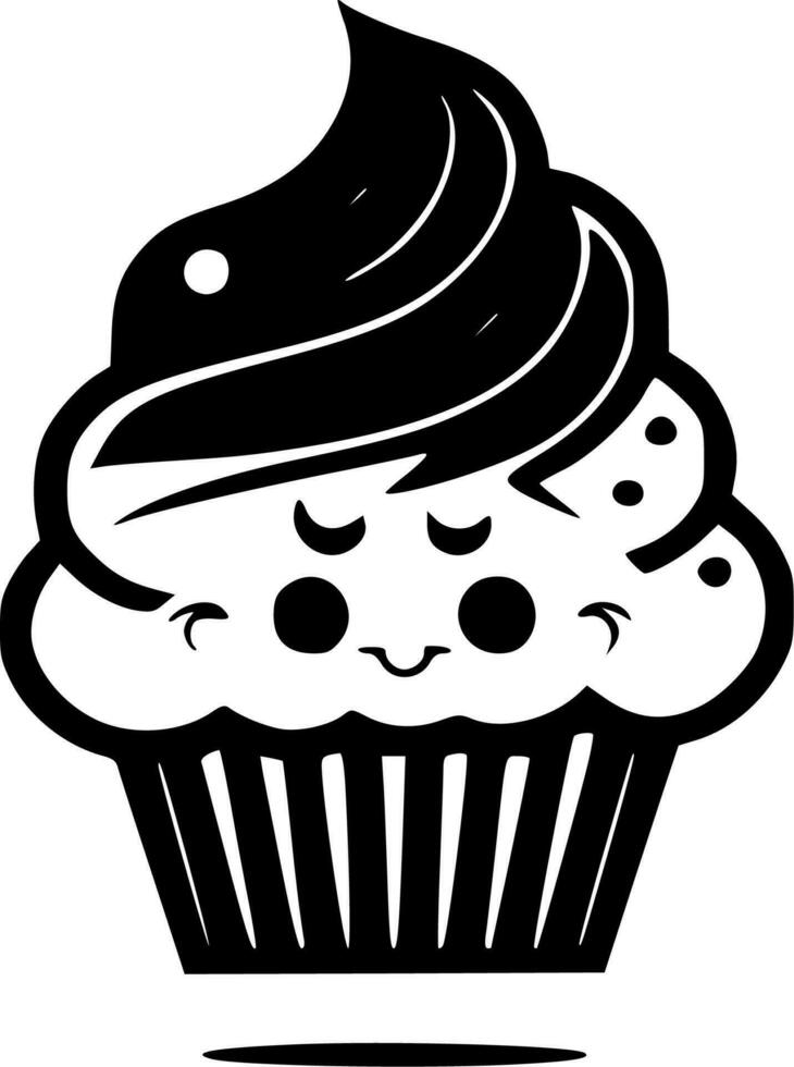 Cupcake - High Quality Vector Logo - Vector illustration ideal for T-shirt graphic