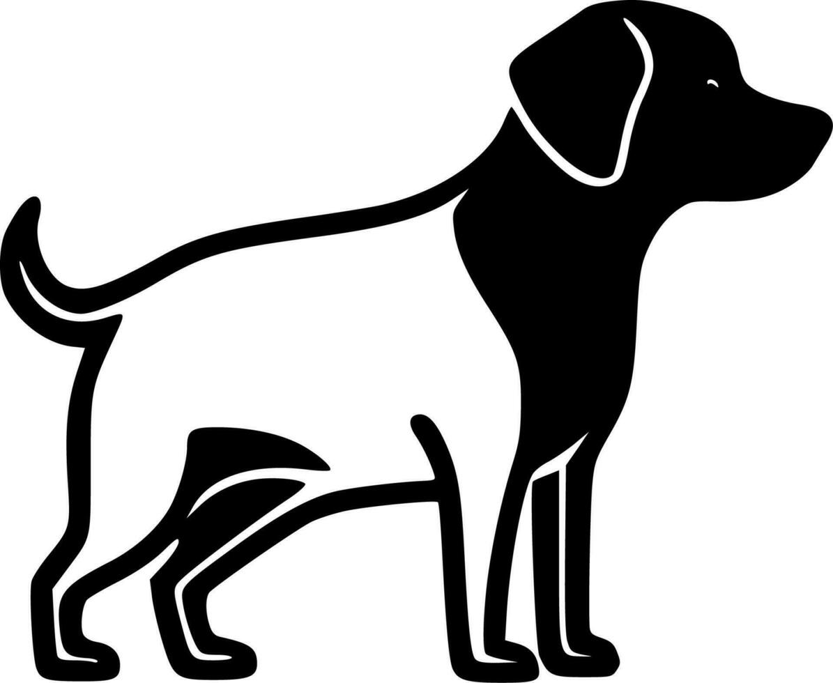 Dog - High Quality Vector Logo - Vector illustration ideal for T-shirt graphic