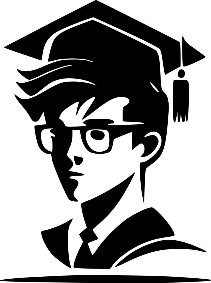 Graduation - High Quality Vector Logo - Vector illustration ideal for T-shirt graphic